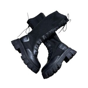 Call It Spring Knee High Combat Boots